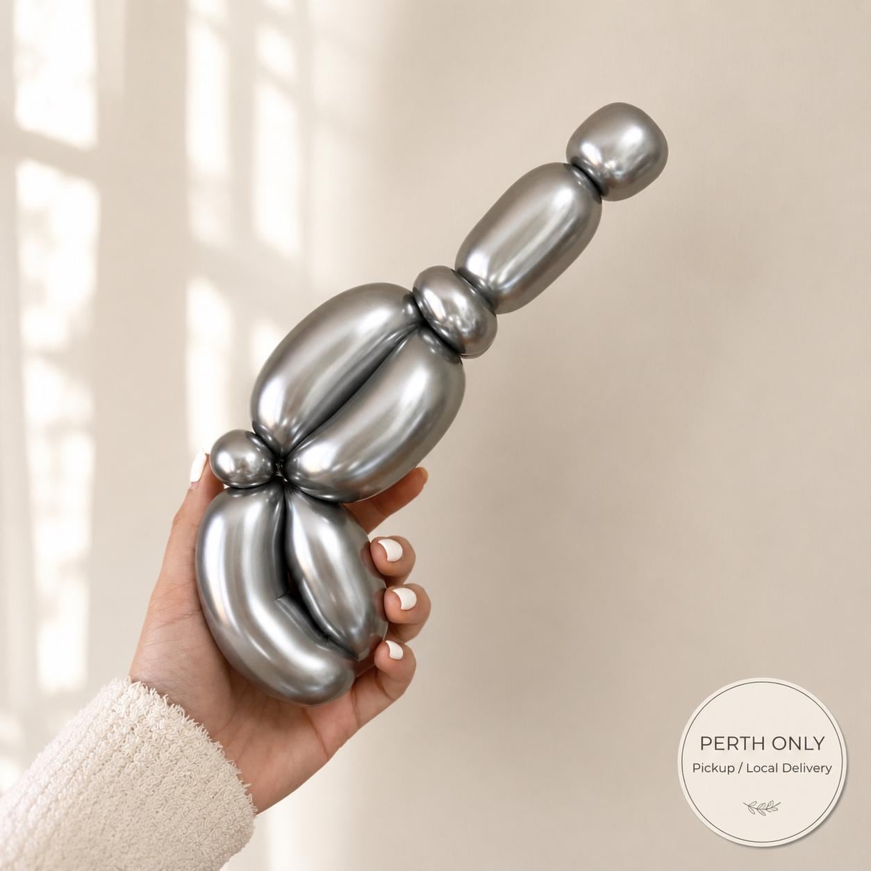Chrome Rose Balloon Bouquet