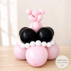 Pink Teddy Bear Cake Balloon Sculpture