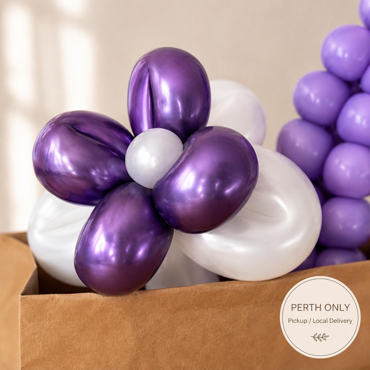 Purple Balloon Flower Bouquet