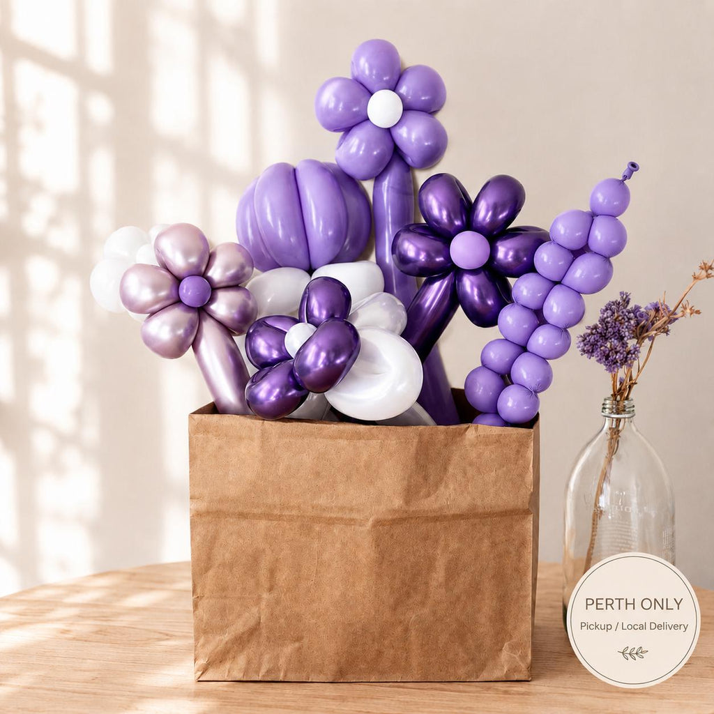 Purple Balloon Flower Bouquet