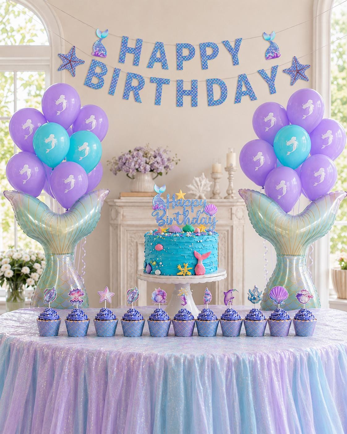 Mermaid Tail Party Kit