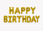 16" HAPPY BIRTHDAY foil balloon banner