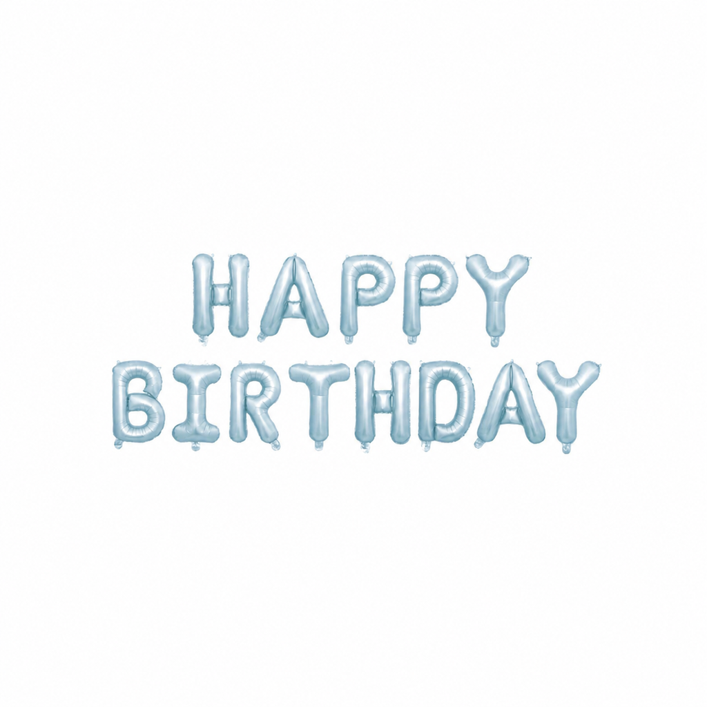 16" HAPPY BIRTHDAY foil balloon banner