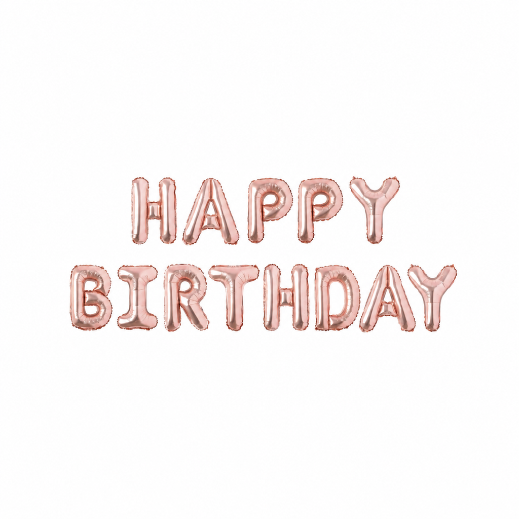 16" HAPPY BIRTHDAY foil balloon banner