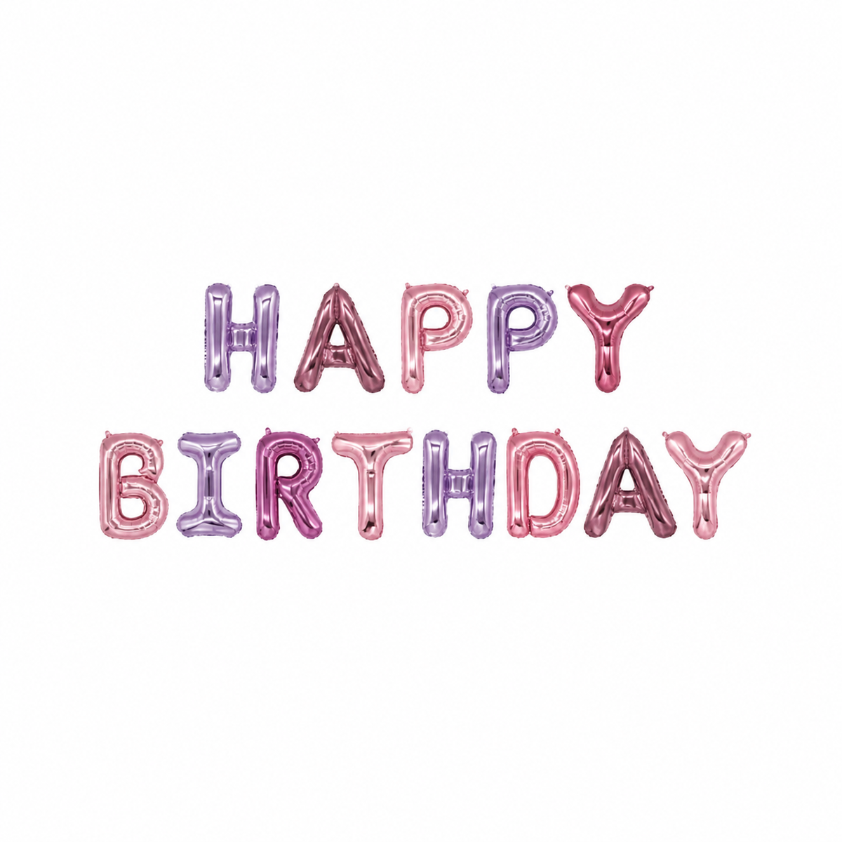 16" HAPPY BIRTHDAY foil balloon banner
