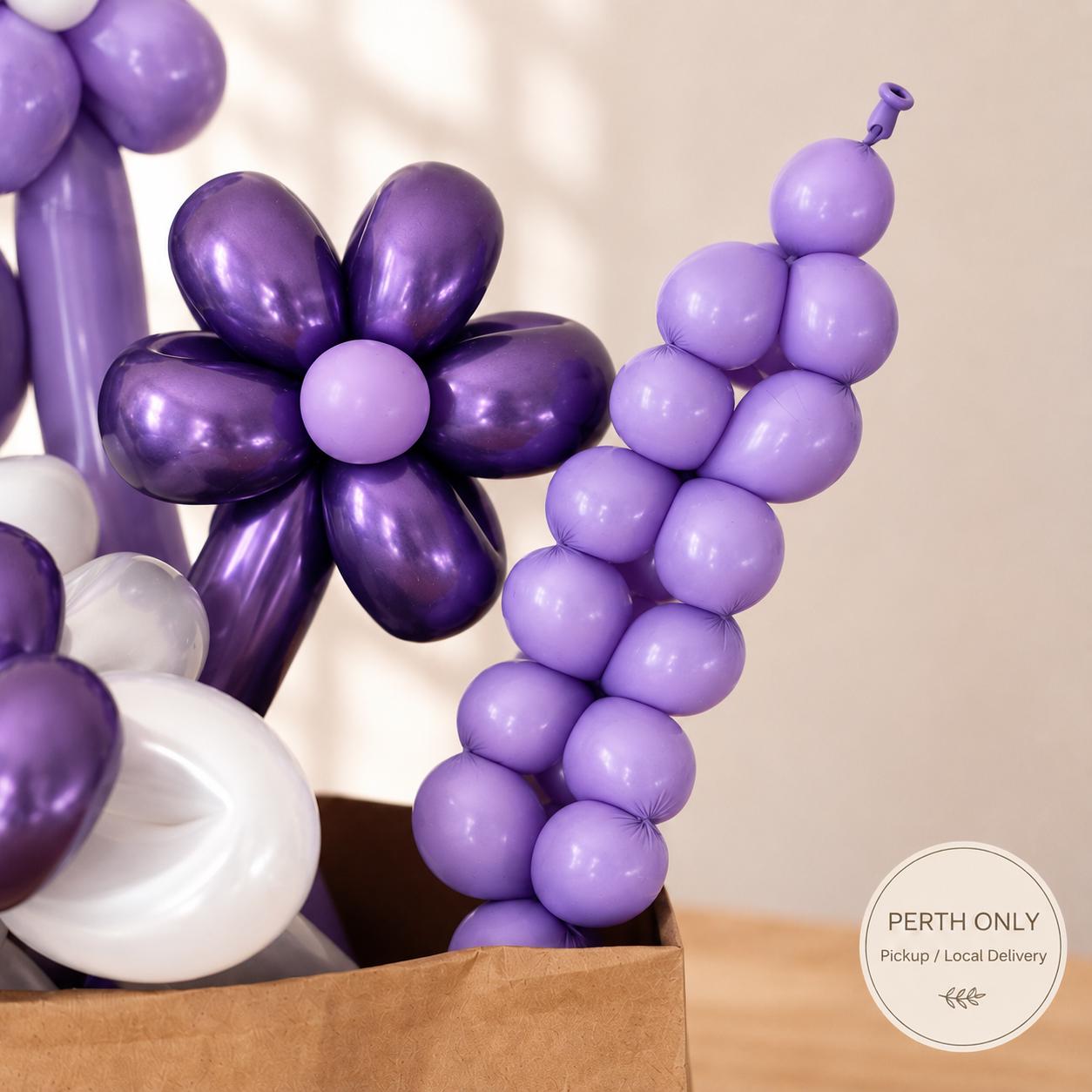 Purple Balloon Flower Bouquet