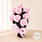 Pink Rose Balloon Flower Bouquet