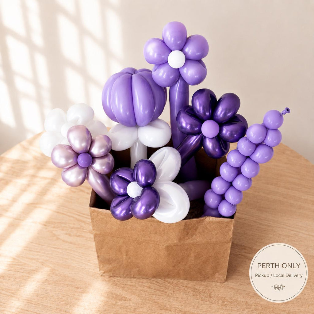 Purple Balloon Flower Bouquet
