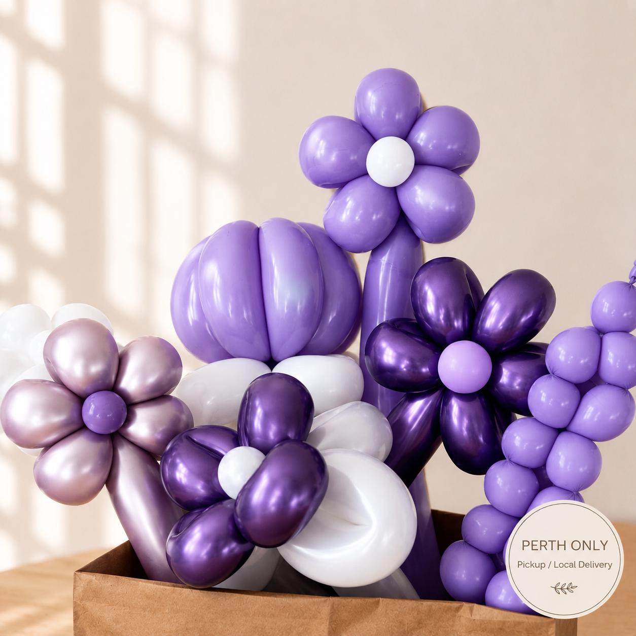 Purple Balloon Flower Bouquet