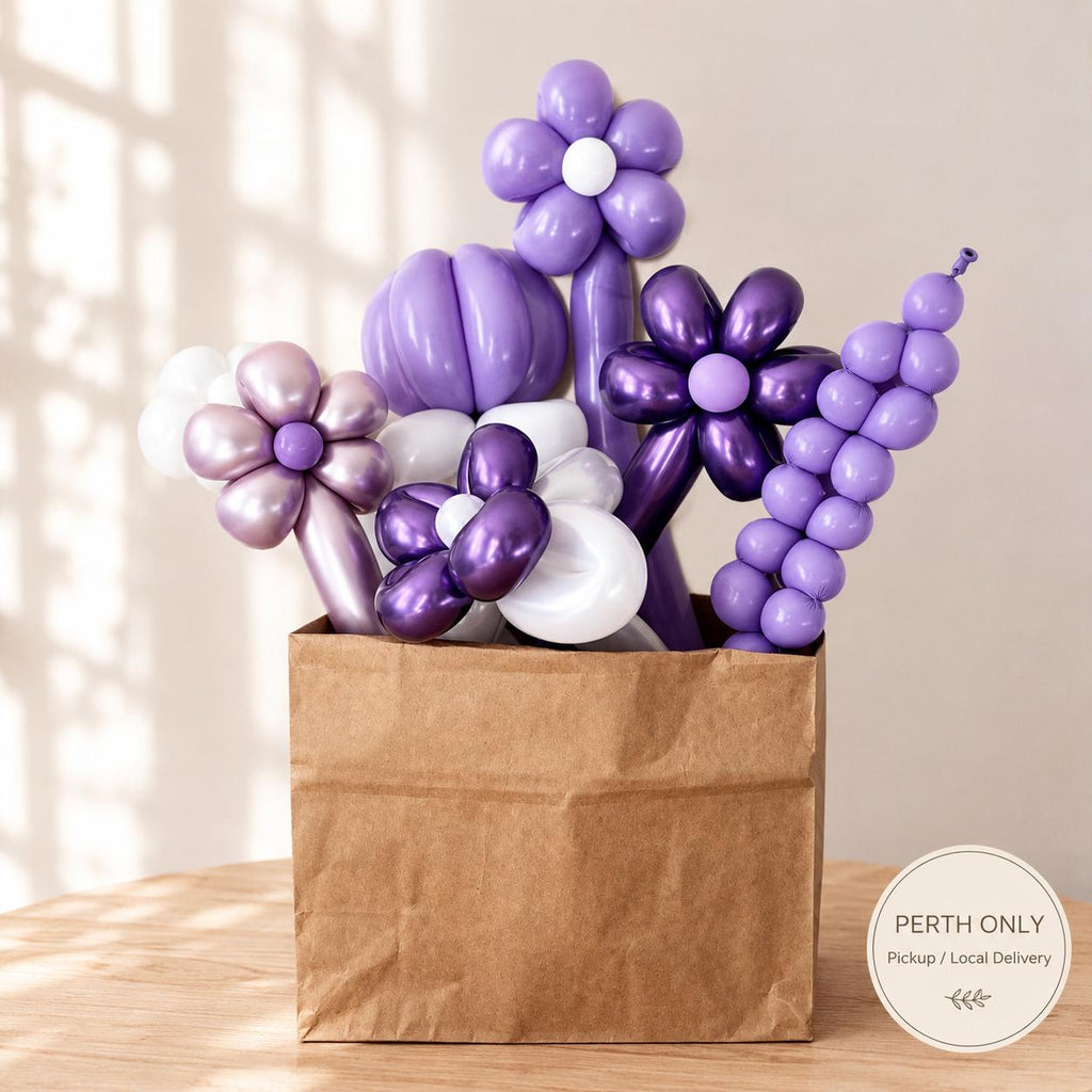 Purple Balloon Flower Bouquet