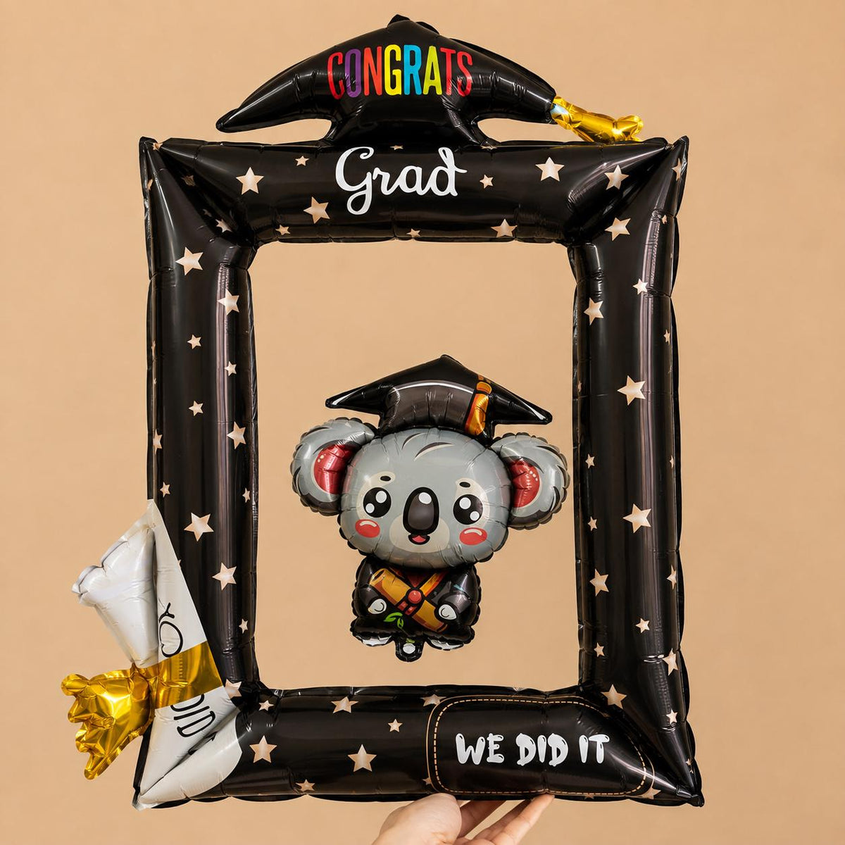 Koala Graduation Balloon | Australian Graduation Decor | Graduation Gift | Graduation Photo Prop