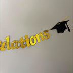 Congratulations Graduation Banner | Graduation Party Decor