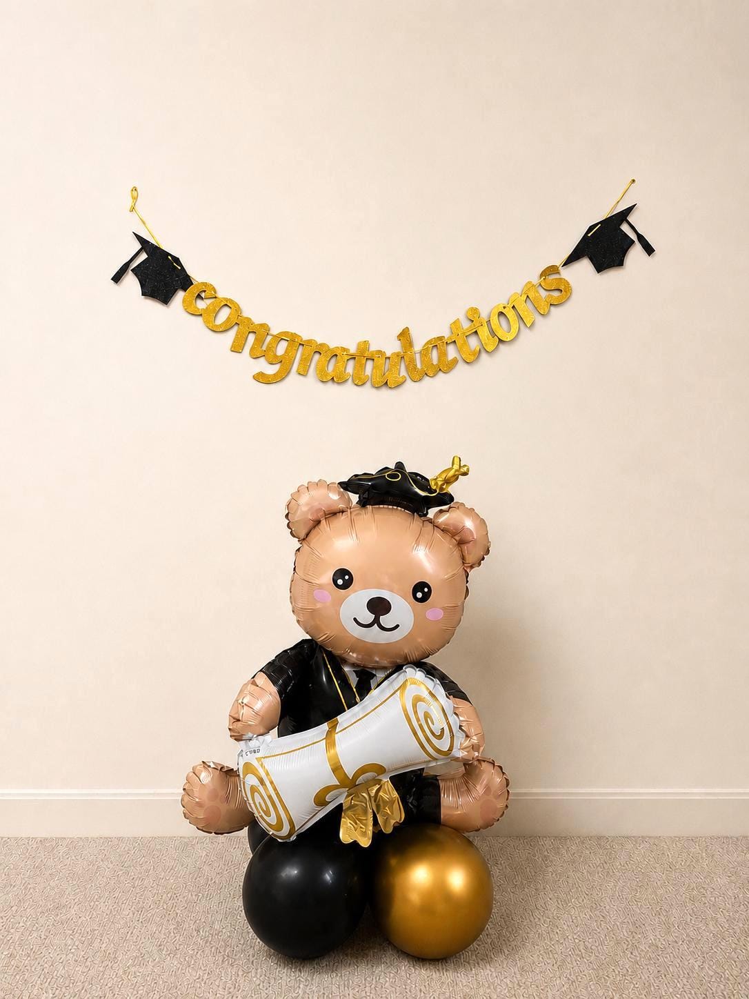 Congratulations Graduation Banner | Graduation Party Decor