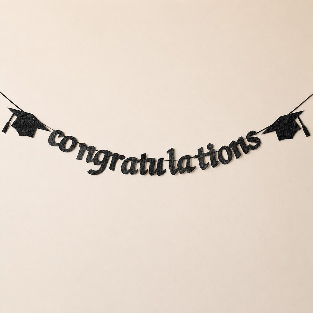 Congratulations Graduation Banner | Graduation Party Decor