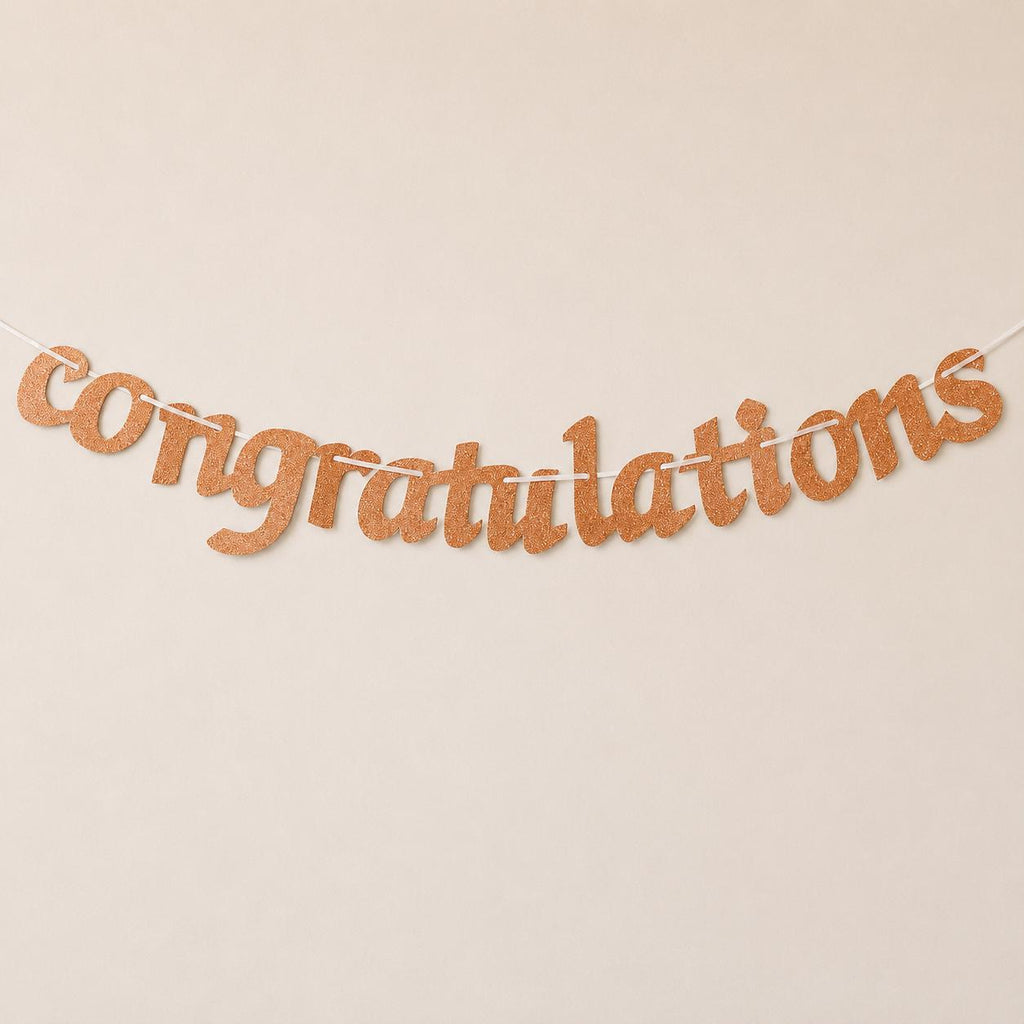 Congratulations Graduation Banner | Graduation Party Decor