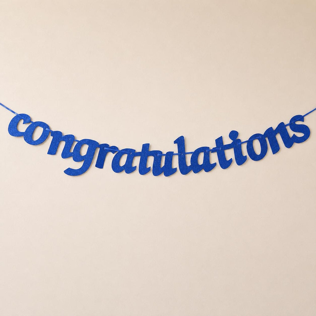 Congratulations Graduation Banner | Graduation Party Decor