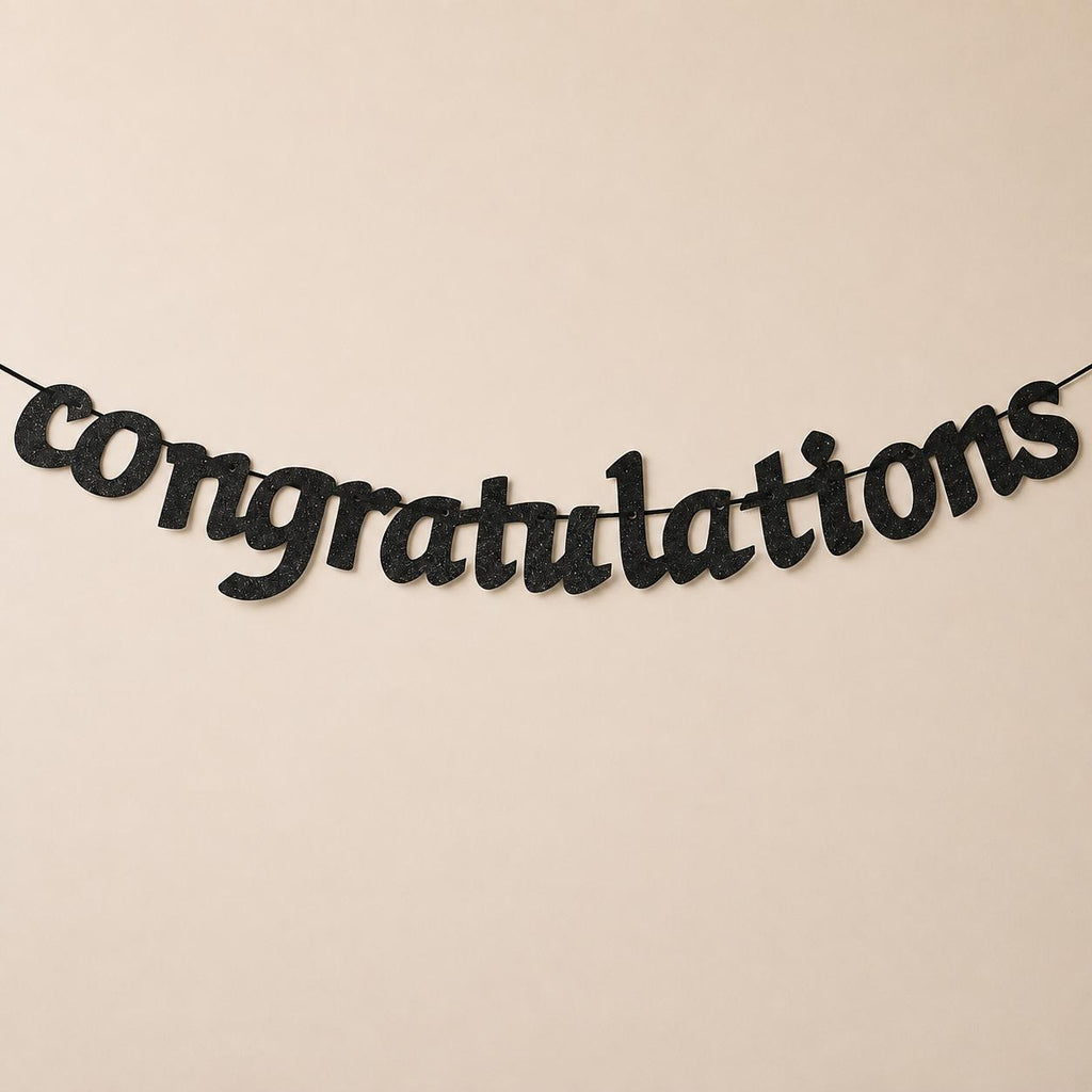 Congratulations Graduation Banner | Graduation Party Decor
