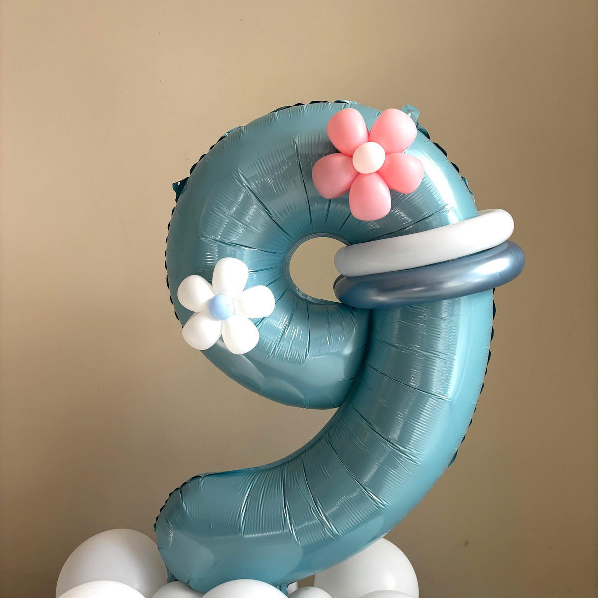 Customisable Birthday Balloon Sculpture | DIY Kit or Fully Assembled Birthday Balloon Display | Birthday Balloon Tower | Number Balloon