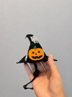 Halloween Pet Witch Hat for Cats, Dogs and Other Pets, Adjustable Halloween Costume Hat, Orange or Black, Pet Photo Prop Australia