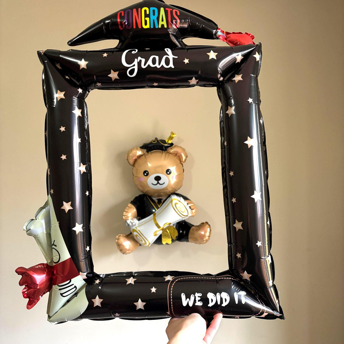Graduation Bear Balloon | Graduation Teddy Bear Balloon | Grad Gift | Graduation Decor