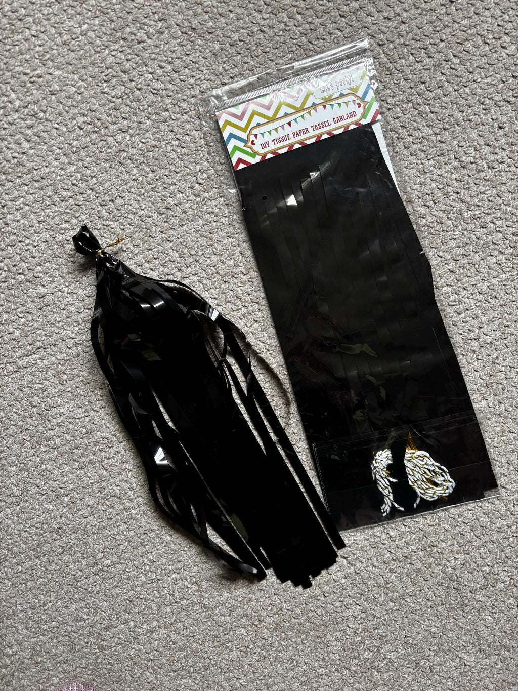 Party Decoration Rain Silk Paper Tassel DIY | Aluminum Film Bright Colour Tassel | Balloon Ribbon & Flower Arrangement