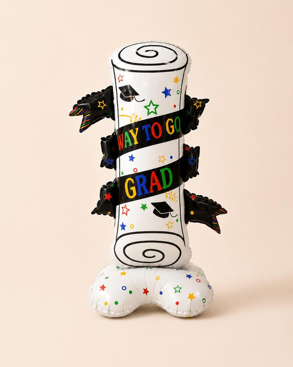 Graduation Balloons, Way To Go Grad Scroll Foil Balloon, Giant Diploma Party Decor, College Graduation Party Supply