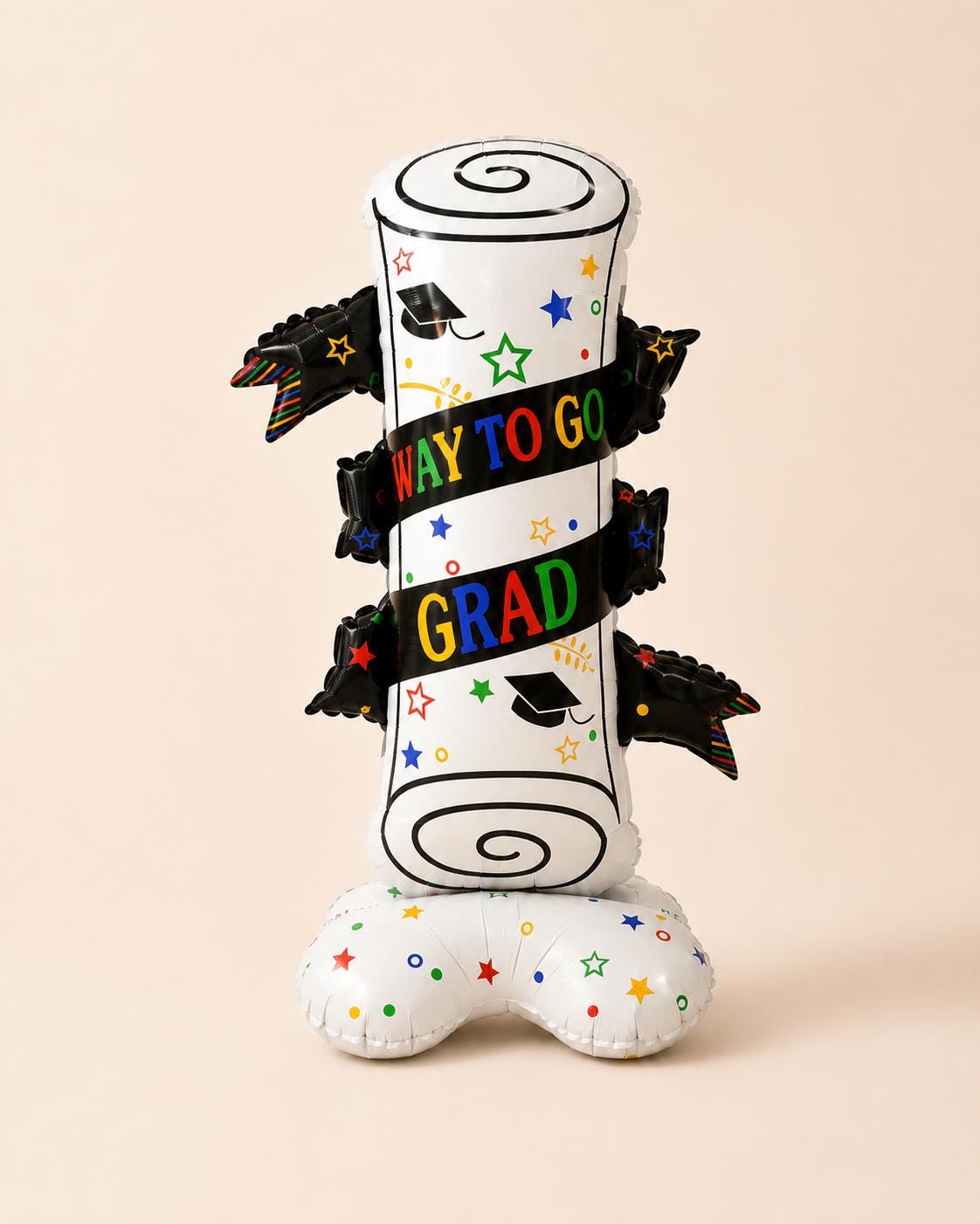 Graduation Balloons, Way To Go Grad Scroll Foil Balloon, Giant Diploma Party Decor, College Graduation Party Supply