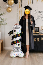 Graduation Balloons, Way To Go Grad Scroll Foil Balloon, Giant Diploma Party Decor, College Graduation Party Supply