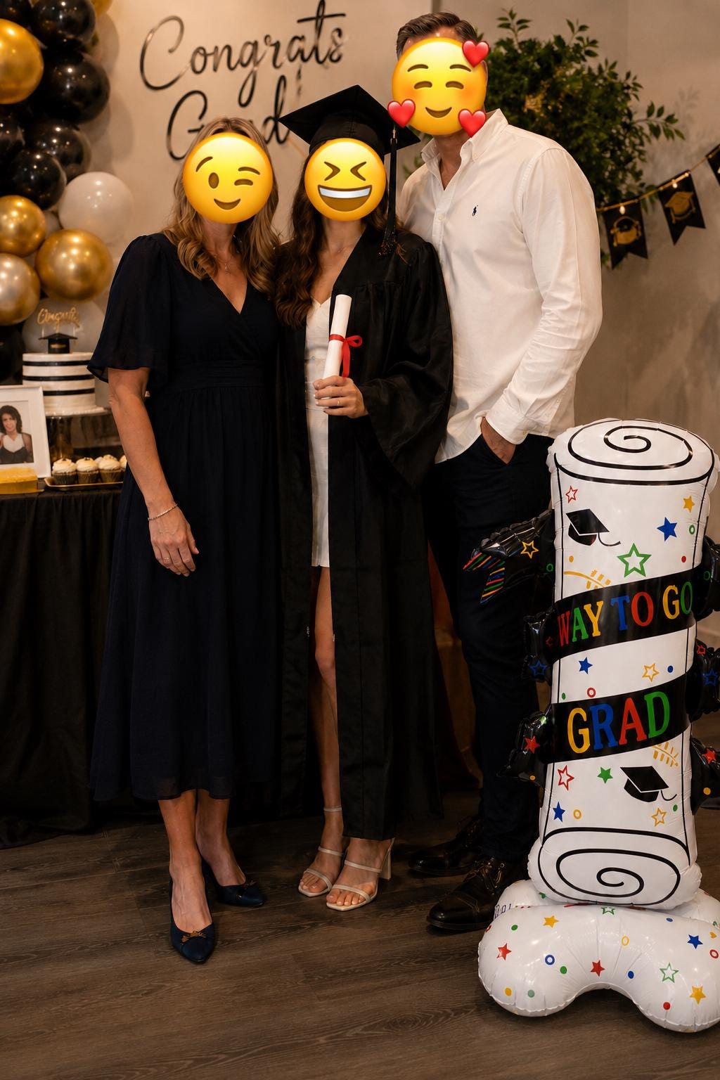 Graduation Balloons, Way To Go Grad Scroll Foil Balloon, Giant Diploma Party Decor, College Graduation Party Supply