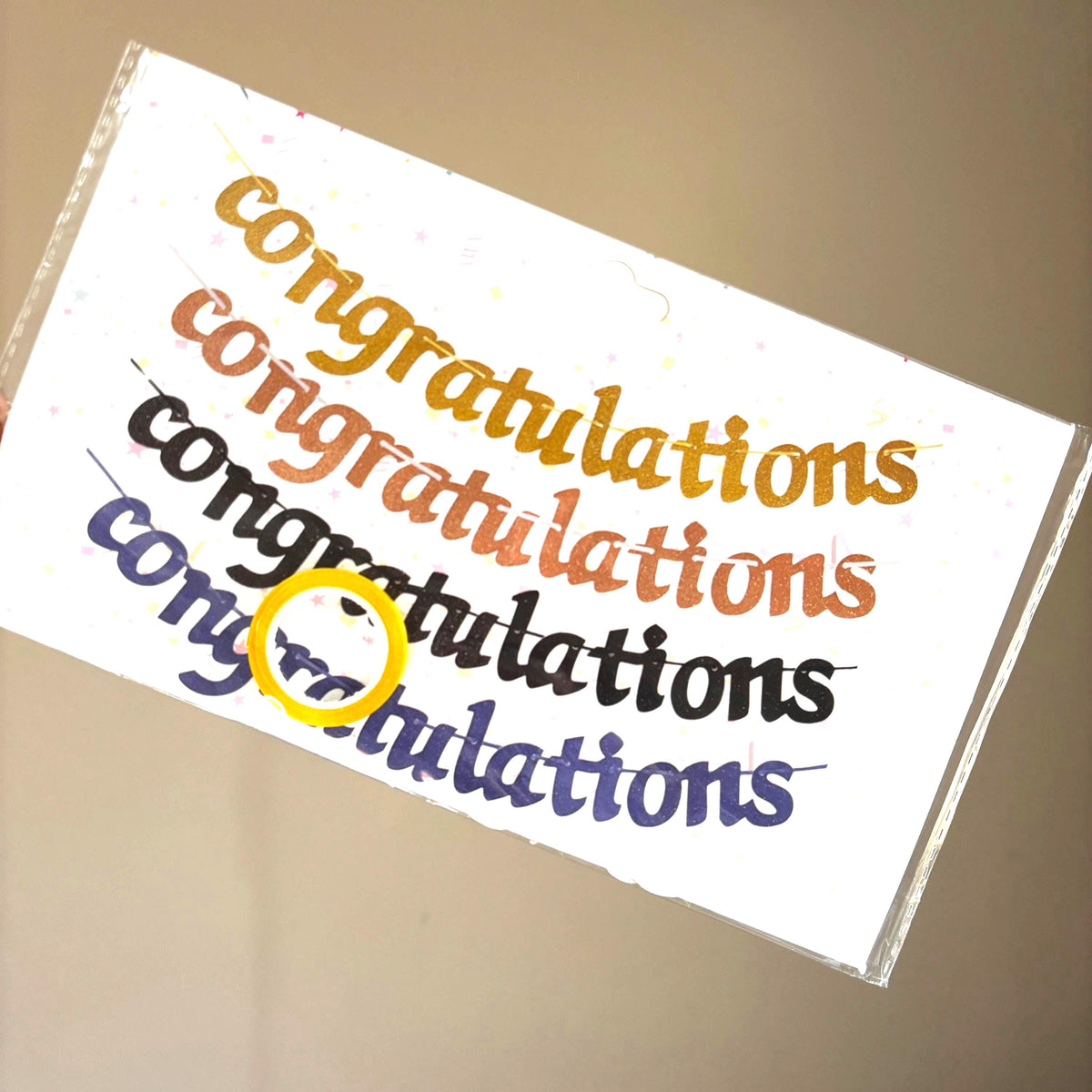 Congratulations Graduation Banner | Graduation Party Decor