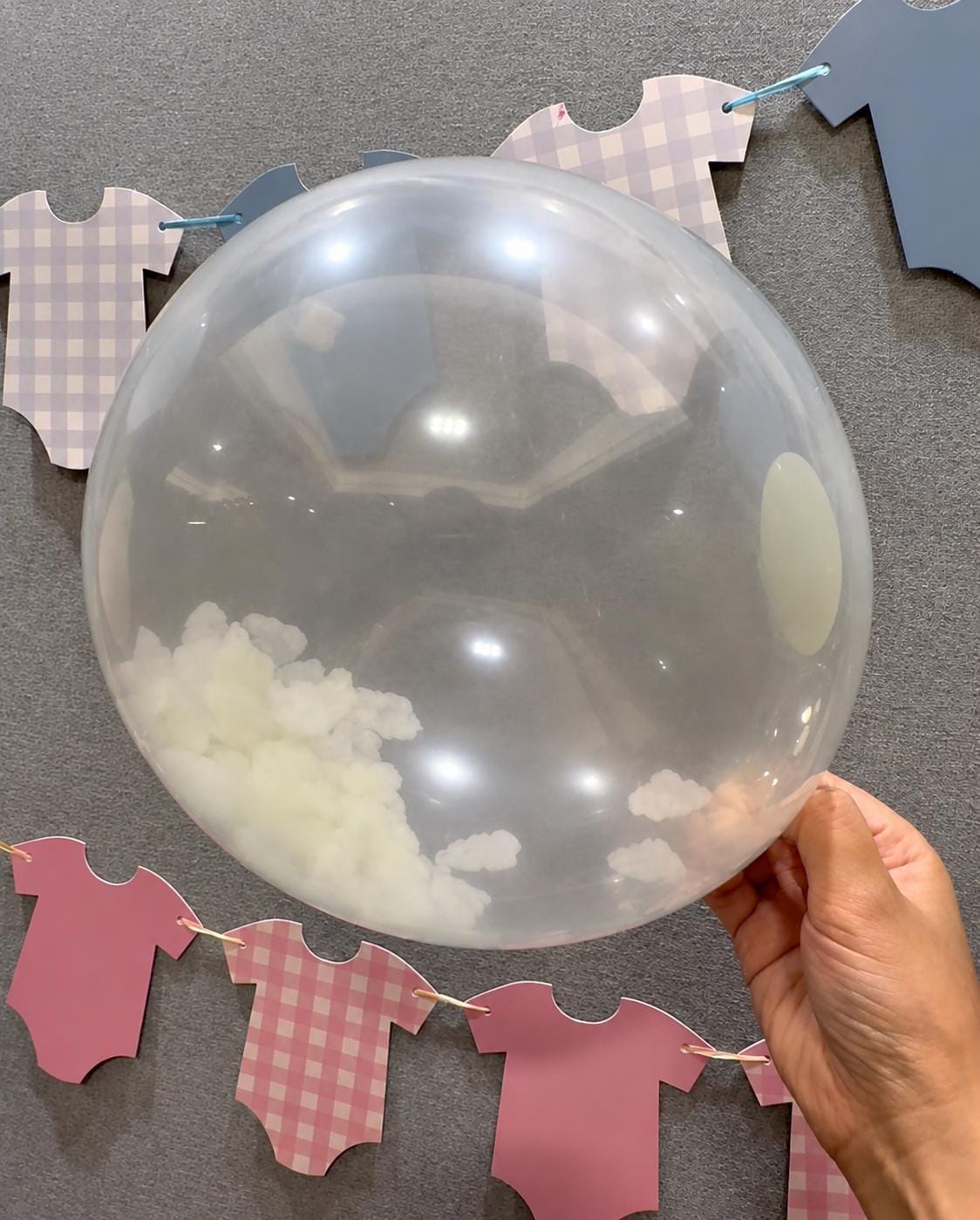 12" Baby Shower Confetti Balloons, Gender Reveal Party Decor (Girl, Boy, Neutral)