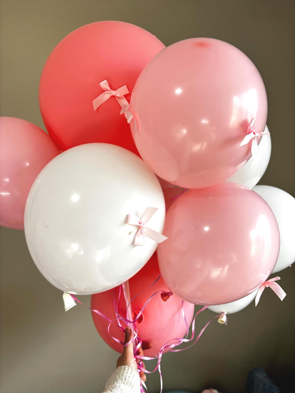 Blush Pink & White Balloon Bouquet | Birthday Balloon | Baby Shower Decor | Baby Girl Balloons | Mothers' Day Gifts | Valentine's Day |Perth