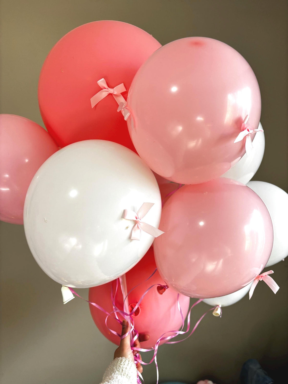 Blush Pink & White Balloon Bouquet | Birthday Balloon | Baby Shower Decor | Baby Girl Balloons | Mothers' Day Gifts | Valentine's Day |Perth