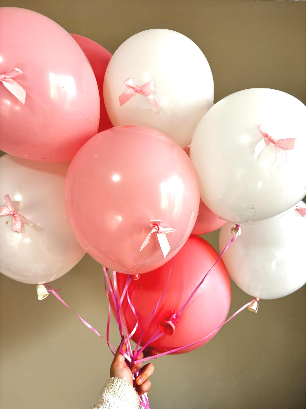 Blush Pink & White Balloon Bouquet | Birthday Balloon | Baby Shower Decor | Baby Girl Balloons | Mothers' Day Gifts | Valentine's Day |Perth