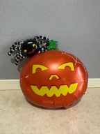 Halloween Foil Balloons, Standing Pumpkin, Witch, Skeleton, Spider Decorations (Set of 5)