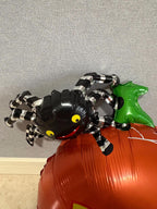 Halloween Foil Balloons, Standing Pumpkin, Witch, Skeleton, Spider Decorations (Set of 5)