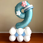 Customisable Birthday Balloon Sculpture | DIY Kit or Fully Assembled Birthday Balloon Display | Birthday Balloon Tower | Number Balloon