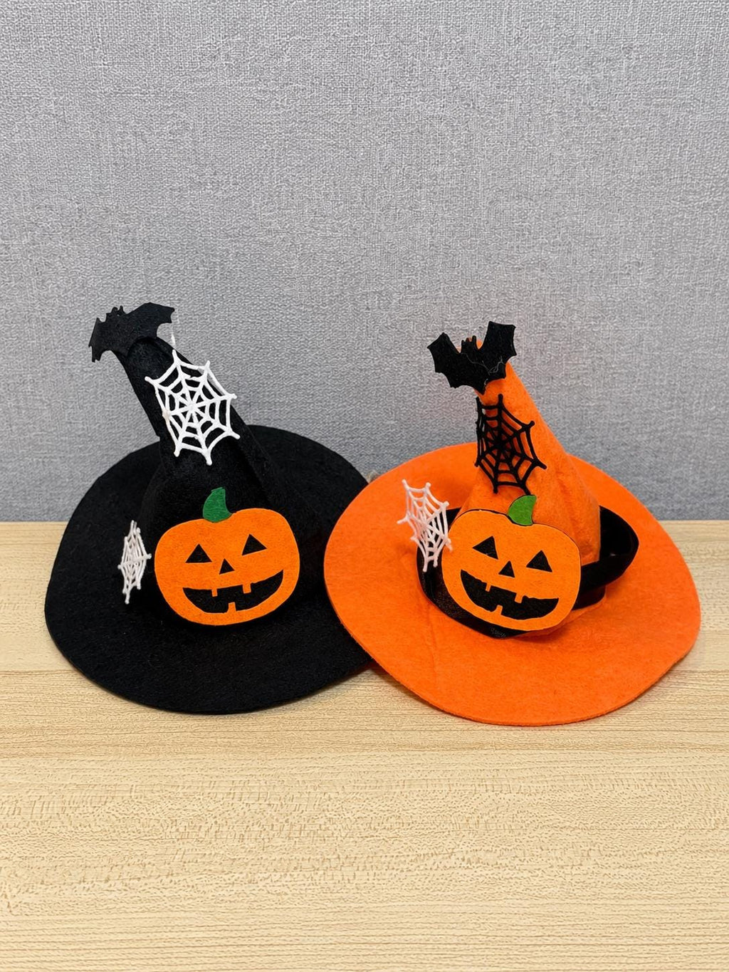 Halloween Pet Witch Hat for Cats, Dogs and Other Pets, Adjustable Halloween Costume Hat, Orange or Black, Pet Photo Prop Australia