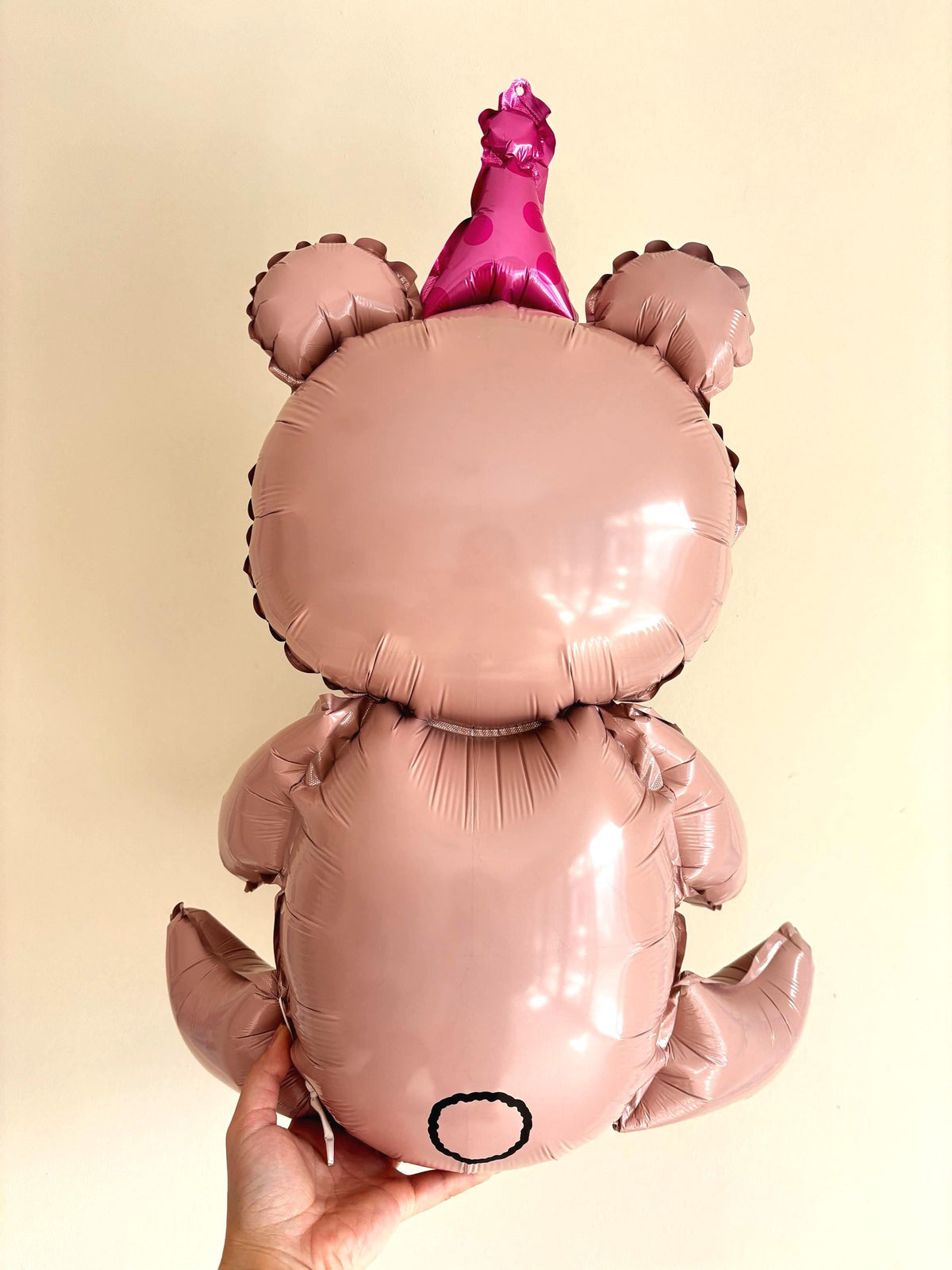 Happy Birthday Bear Balloon | Pink Teddy Bear Foil Balloon | Birthday Party Decor |  Kids Birthday Gift | Perth Balloons