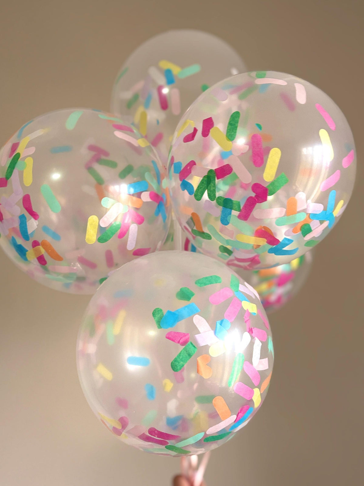 12" Confetti Balloon Bouquet |Colourful Balloon Arrangement | Birthday Balloons | Gift for Kids | Party Decor | Photo Prop | Perth Balloons
