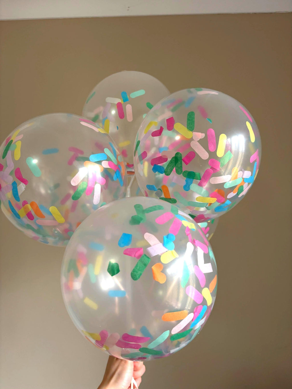 12" Confetti Balloon Bouquet |Colourful Balloon Arrangement | Birthday Balloons | Gift for Kids | Party Decor | Photo Prop | Perth Balloons