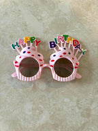 Happy Birthday Sunglasses | Birthday Party Glasses | Novelty Birthday Photo Props | Birthday Party Favour | Kids & Adult Birthday Decor