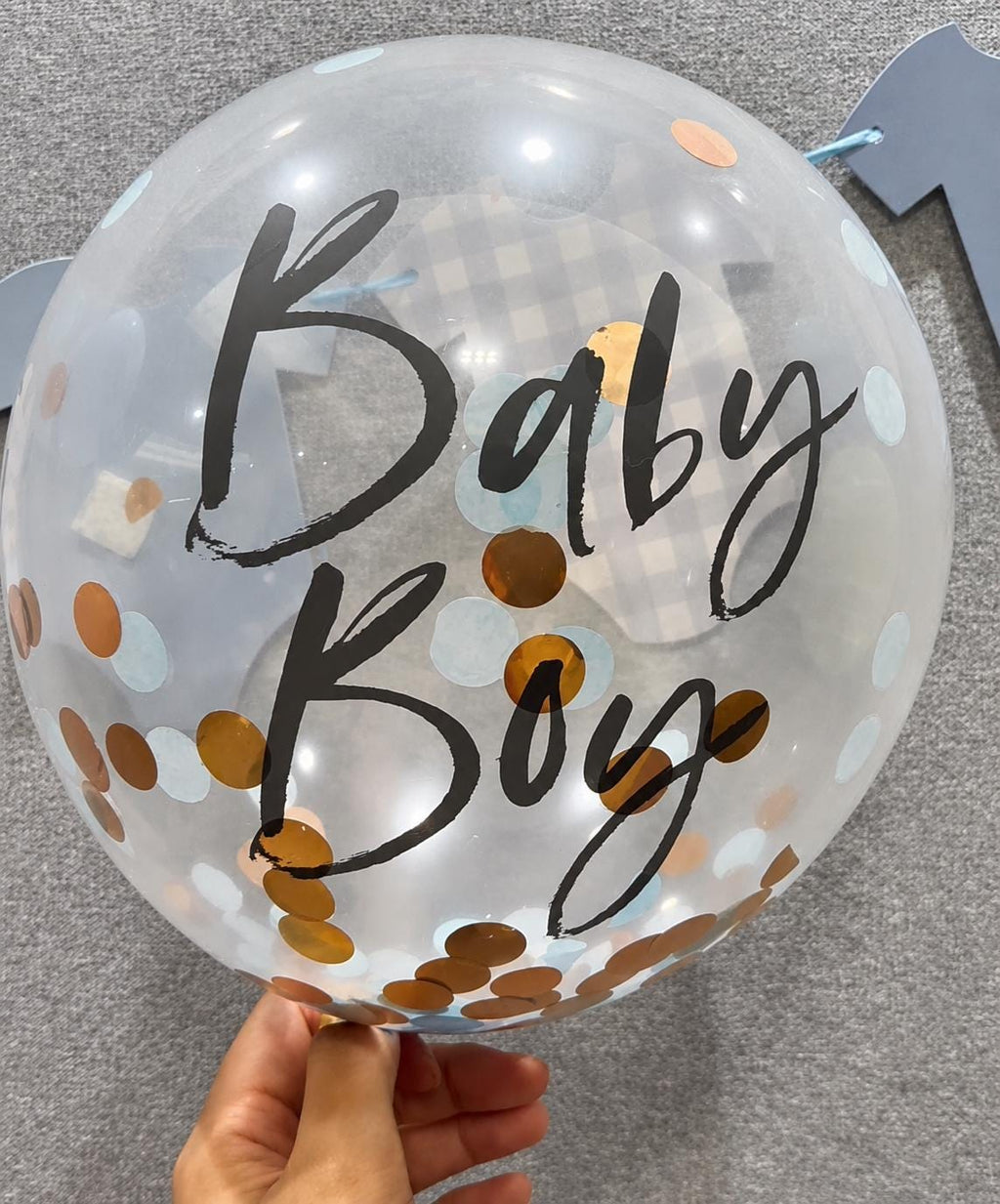 12" Baby Shower Confetti Balloons, Gender Reveal Party Decor (Girl, Boy, Neutral)