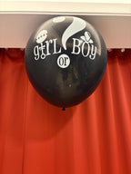 36" Gender Reveal Balloon, Boy or Girl Balloon, Gender Reveal Party Decor, Baby Shower Balloon, Pink or Blue Confetti Balloon