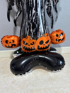 Halloween Pumpkin Witch Balloon Sculpture – Spooky Party Display
