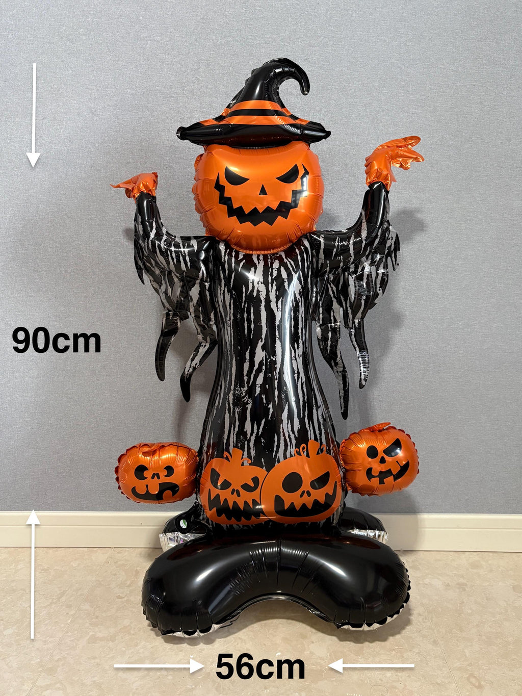 Halloween Pumpkin Witch Balloon Sculpture – Spooky Party Display