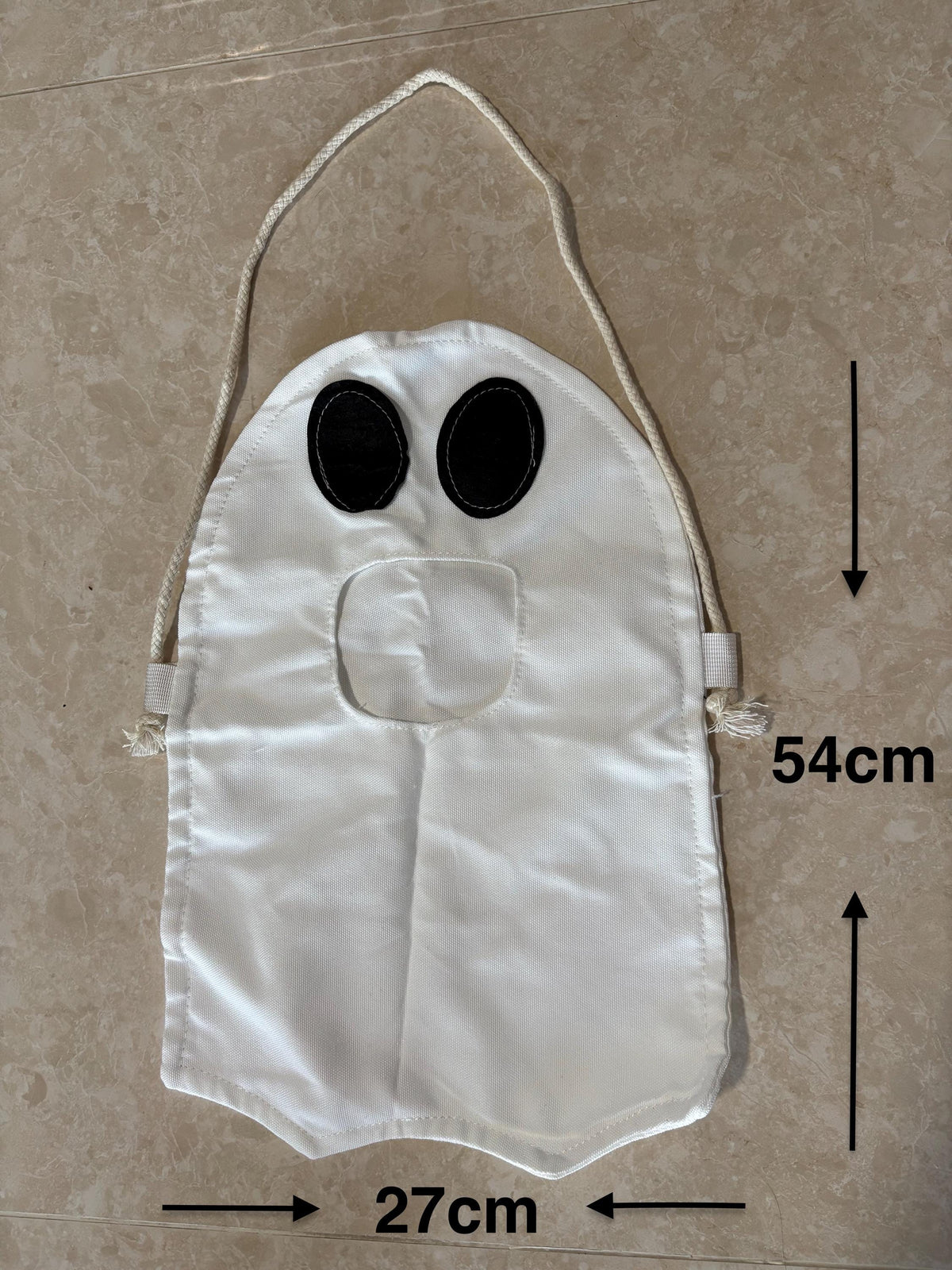 Halloween Ghost Treat Bags | Spooky Trick-or-Treat Party Favour (White, Orange)
