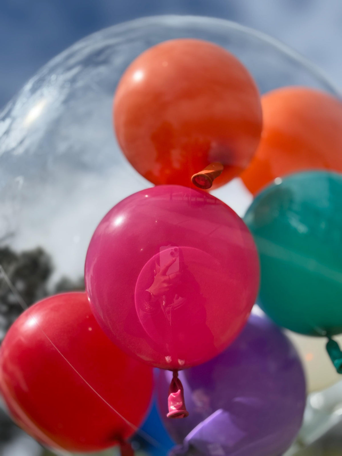 24'' Customisable Bobo Balloon - Colourful Mini Balloon Bouquet for Birthday Gifts & Party Decor