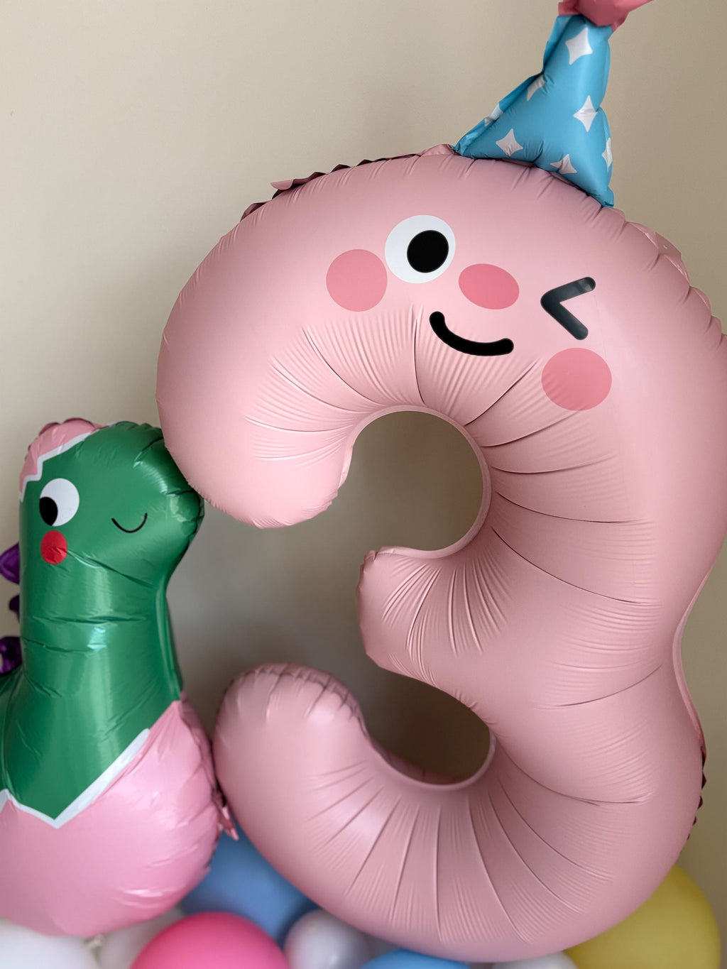 Customisable Dinosaur Number Birthday Balloon Display, Number Balloons, Dinosaur Birthday Decorations, Kids Birthday Balloon Garland