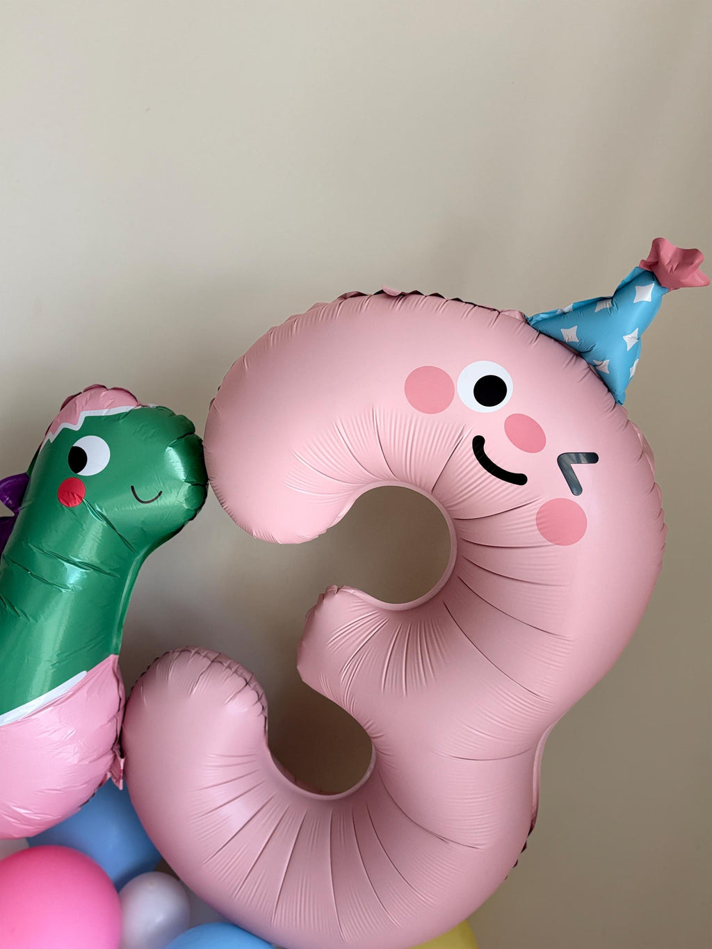 Customisable Dinosaur Number Birthday Balloon Display, Number Balloons, Dinosaur Birthday Decorations, Kids Birthday Balloon Garland